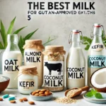 A variety of milk options to promote gut health